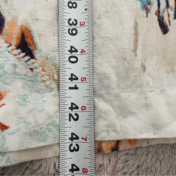 Chico’s 100% Linen Pull-On Pants – Paisley Boho Print – Size 3/16 - Picture 8 of 11